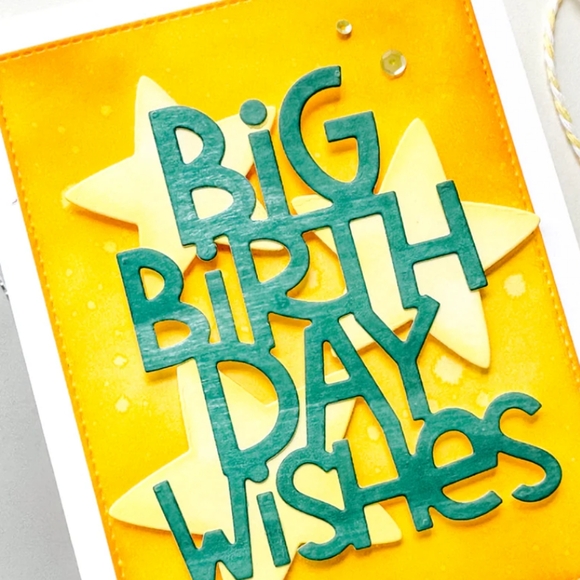 Big Birthday Wishes Cutting Die - Picture 6 of 6